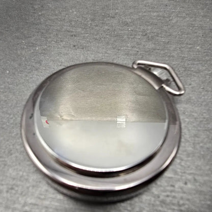 Victorinox Swiss Army Pocket Watch Men 48mm White Dial Silver Tone Round PARTS G13