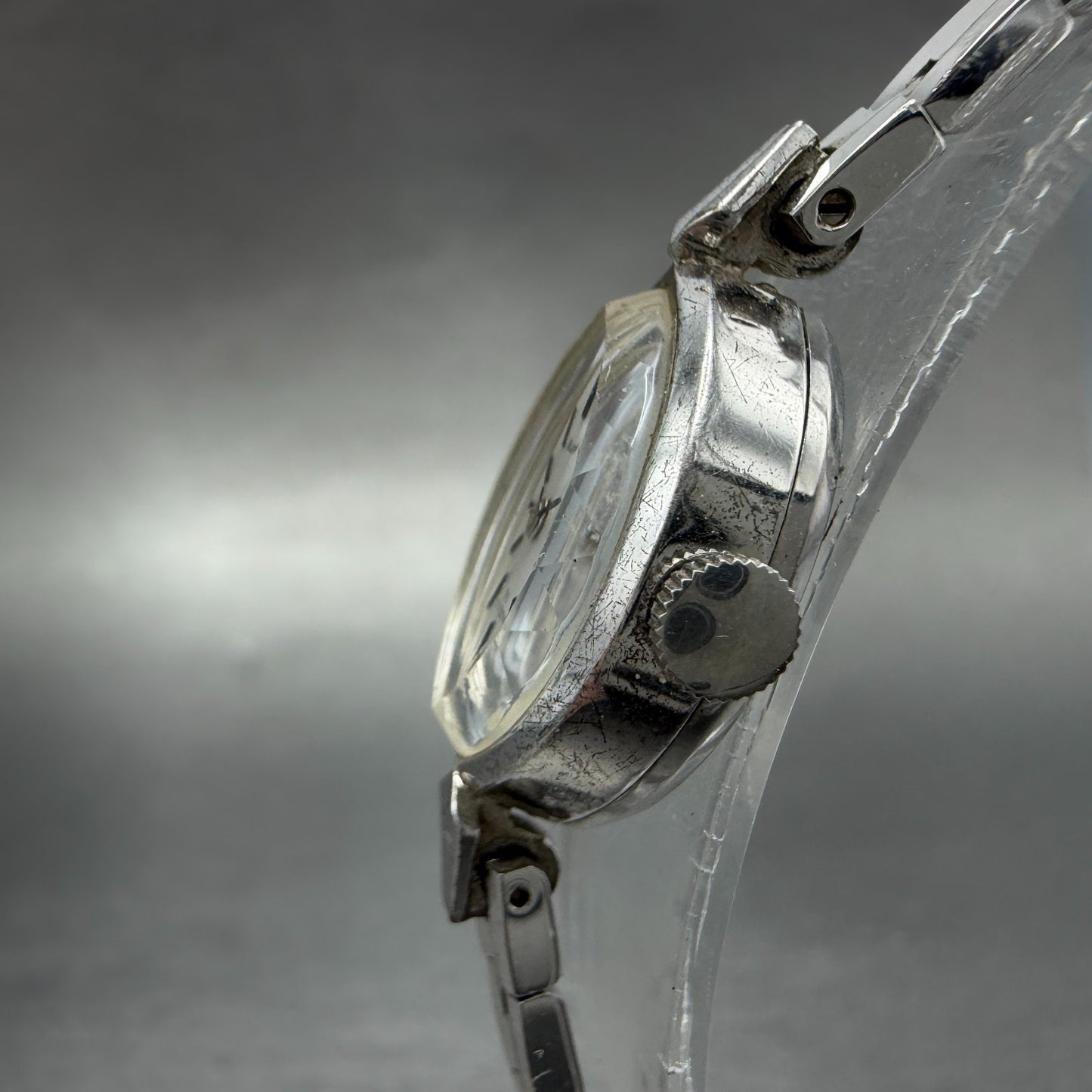 Citizen Rhone Watch Women 15mm Silver Dial Steel Oval Manual RH00-1102B Runs2