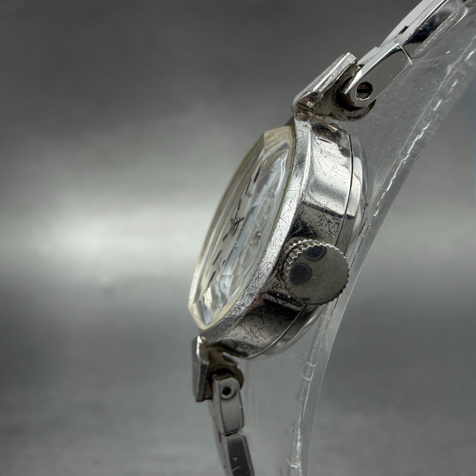 Citizen Rhone Watch Women 15mm Silver Dial Steel Oval Manual RH00-1102B Runs2