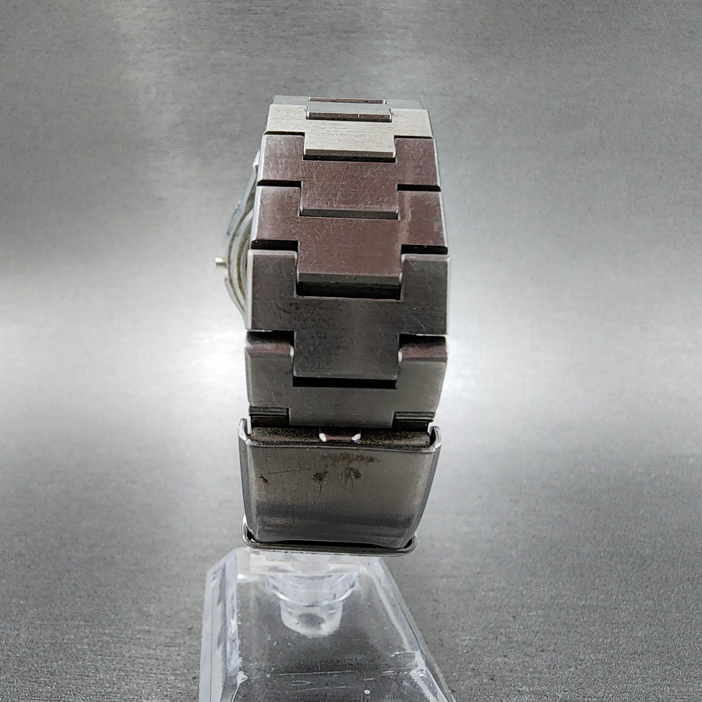 Victorinox Swiss Army Lancer Watch Men 39mm Black Dial Steel Date READ!!!!! Runs