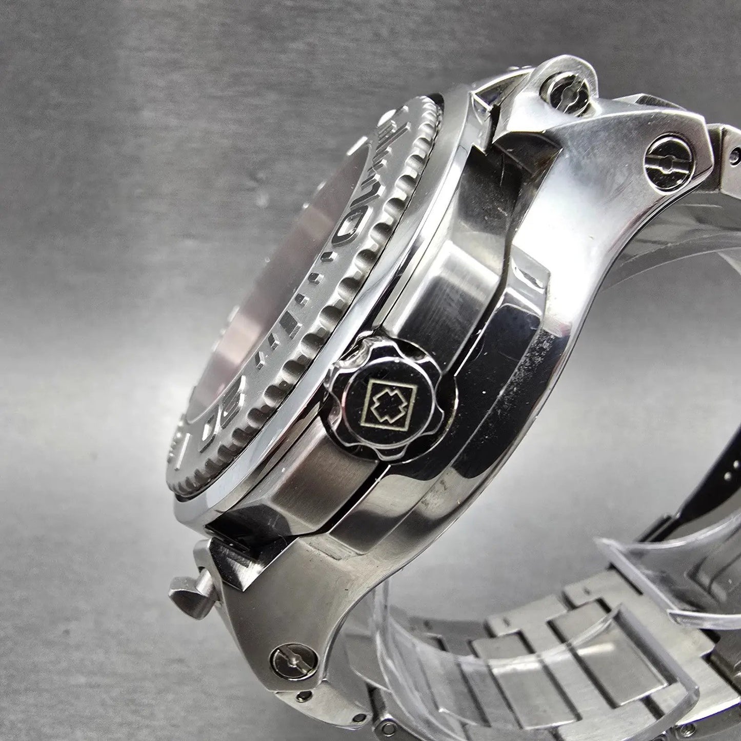Invicta Reserve Transatlantic Chronograph Watch Men 54mm Red Dial Steel New Batt4
