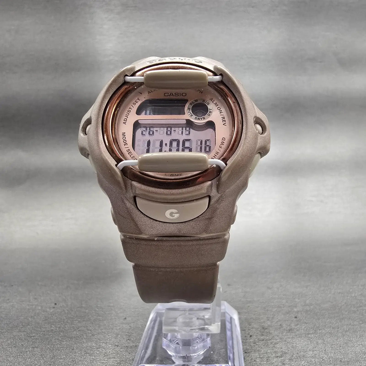 Casio Baby-G BG-169G Watch Women 43mm Pink Dial Pink Chrono Alarm New Battery5