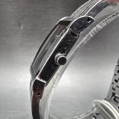 Citizen Eco-Drive Tank Watch Women 14mm Black Dial Silver G620-S008409 Works D2