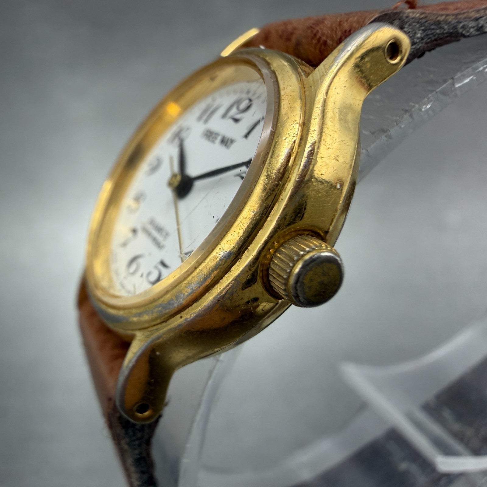 Citizen Freeway Watch Women 24mm White Dial Gold Tone Round 1032-A44601 New Batt2