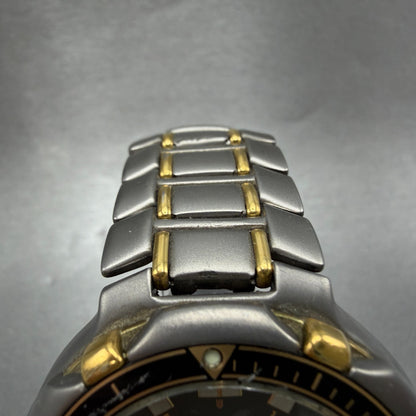 Citizen Dive Watch Men 42mm Gray Dial Two Tone Titanium Daydate 3802 New Battery4