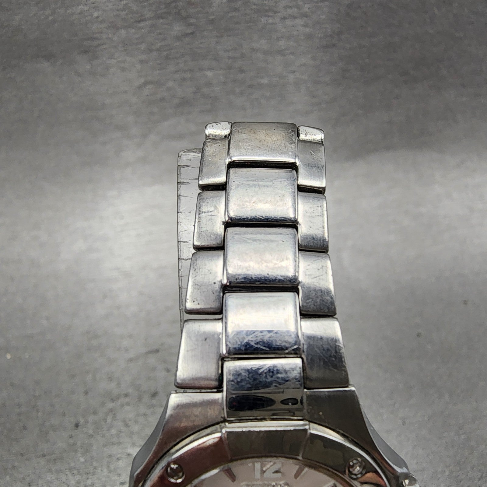 Seiko Watch Women 26mm White Dial Silver Tone Date Round 7N820BE0 New Battery4