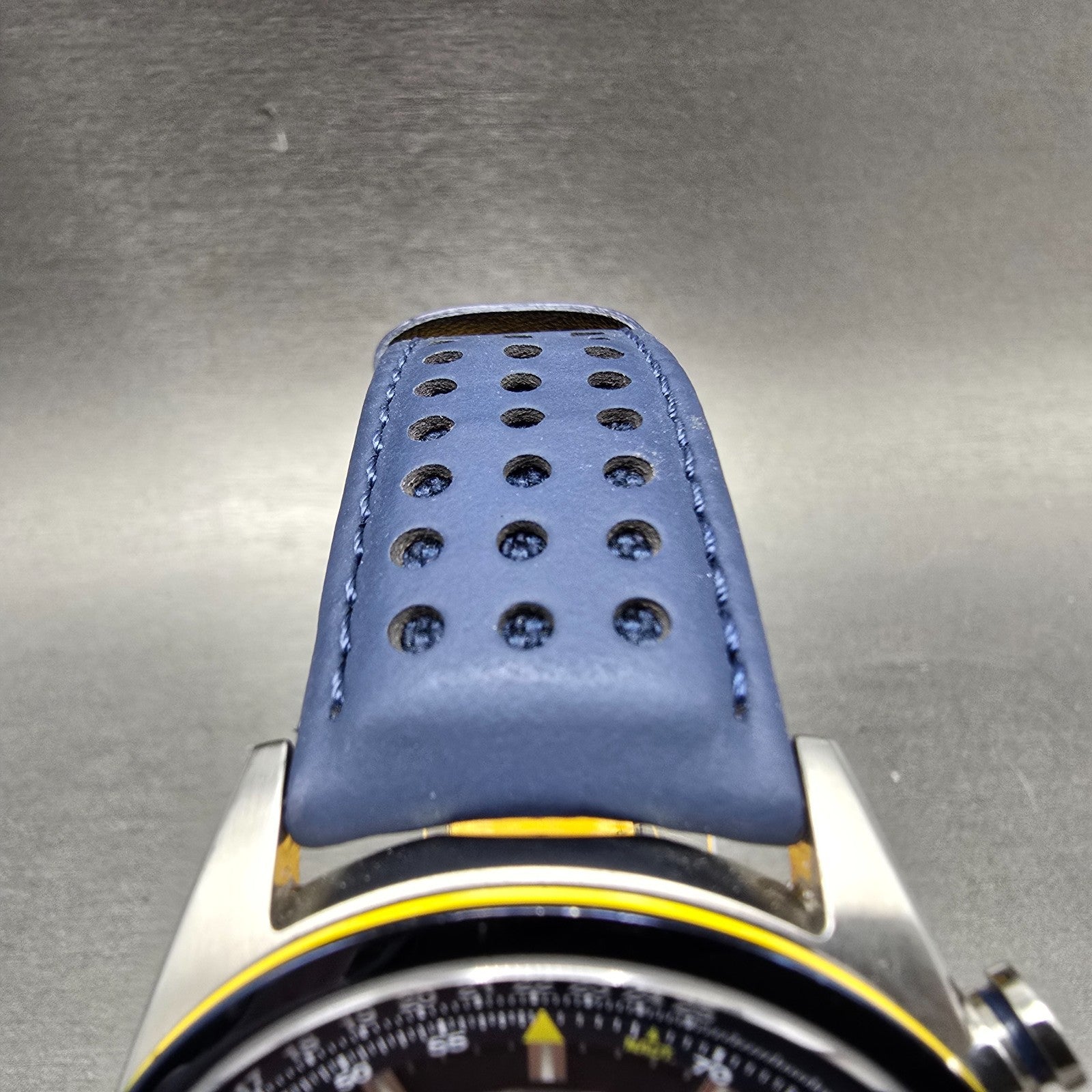 Citizen Blue Angels World Chronograph Watch Men 43mm Blue Dial Steel AT8020-03L4