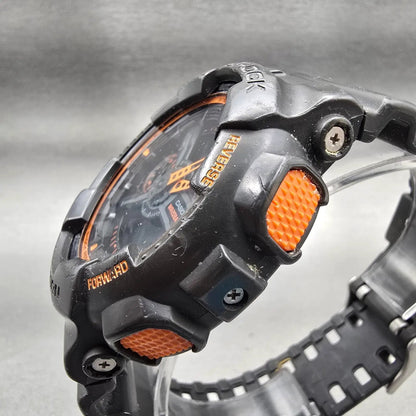 Casio G-Shock GA-110TS Watch Men 51mm Black Orange Chrono Alarm New Battery2