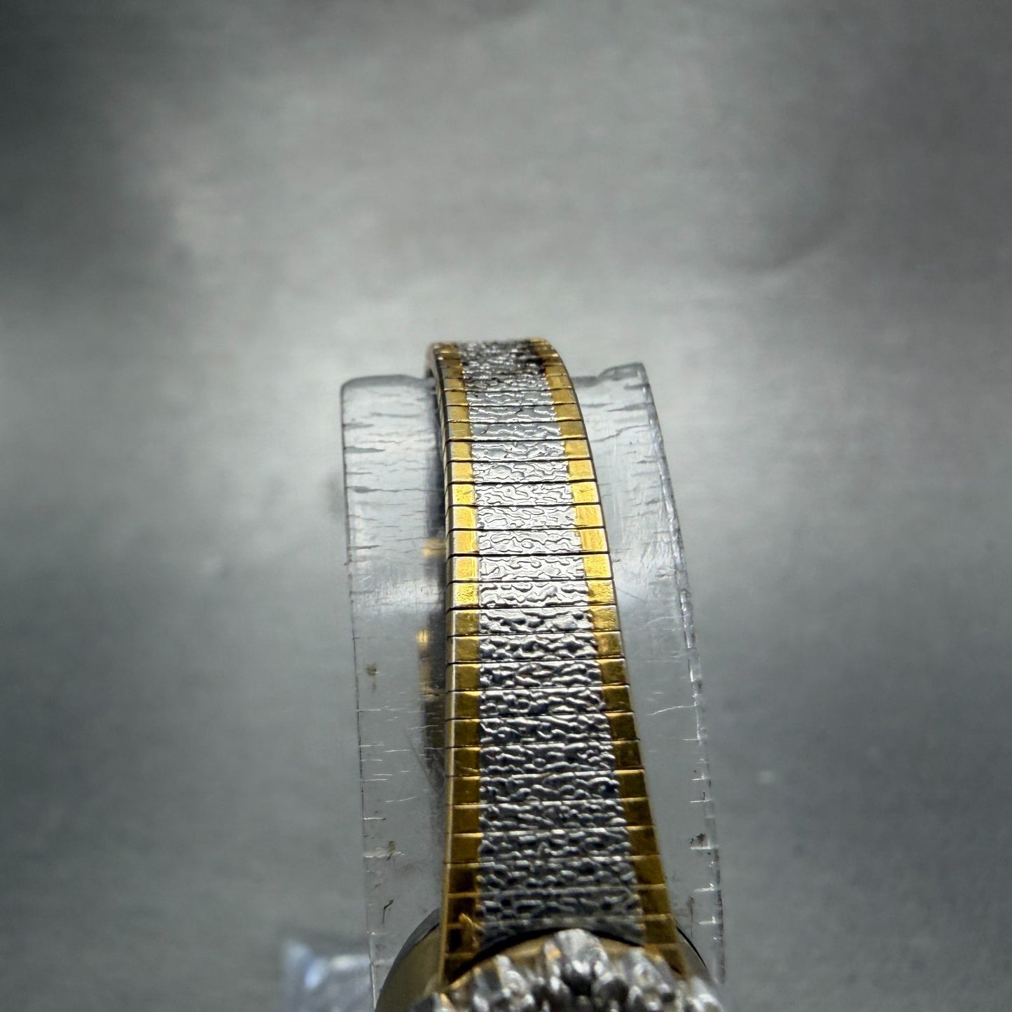 Armitron Deauville Diamond Watch Women 16mm White Dial Two Tone Oval NewBattery4