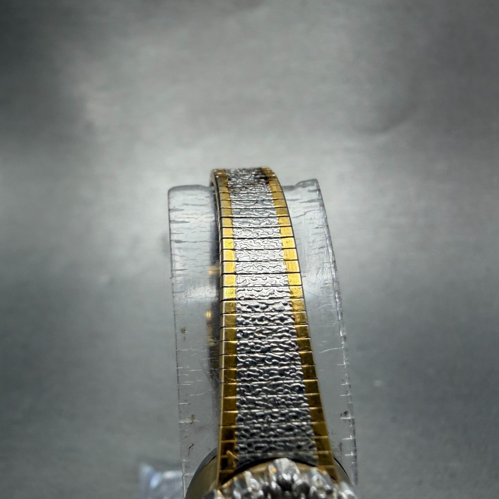 Armitron Deauville Diamond Watch Women 16mm White Dial Two Tone Oval NewBattery4