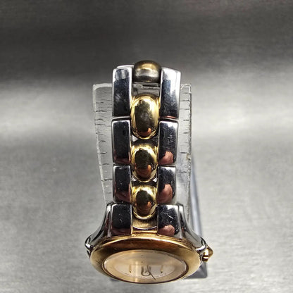 Seiko Watch Women 22mm White Dial Two Tone Round 1N01-0KB0 Diamonds New Battery4
