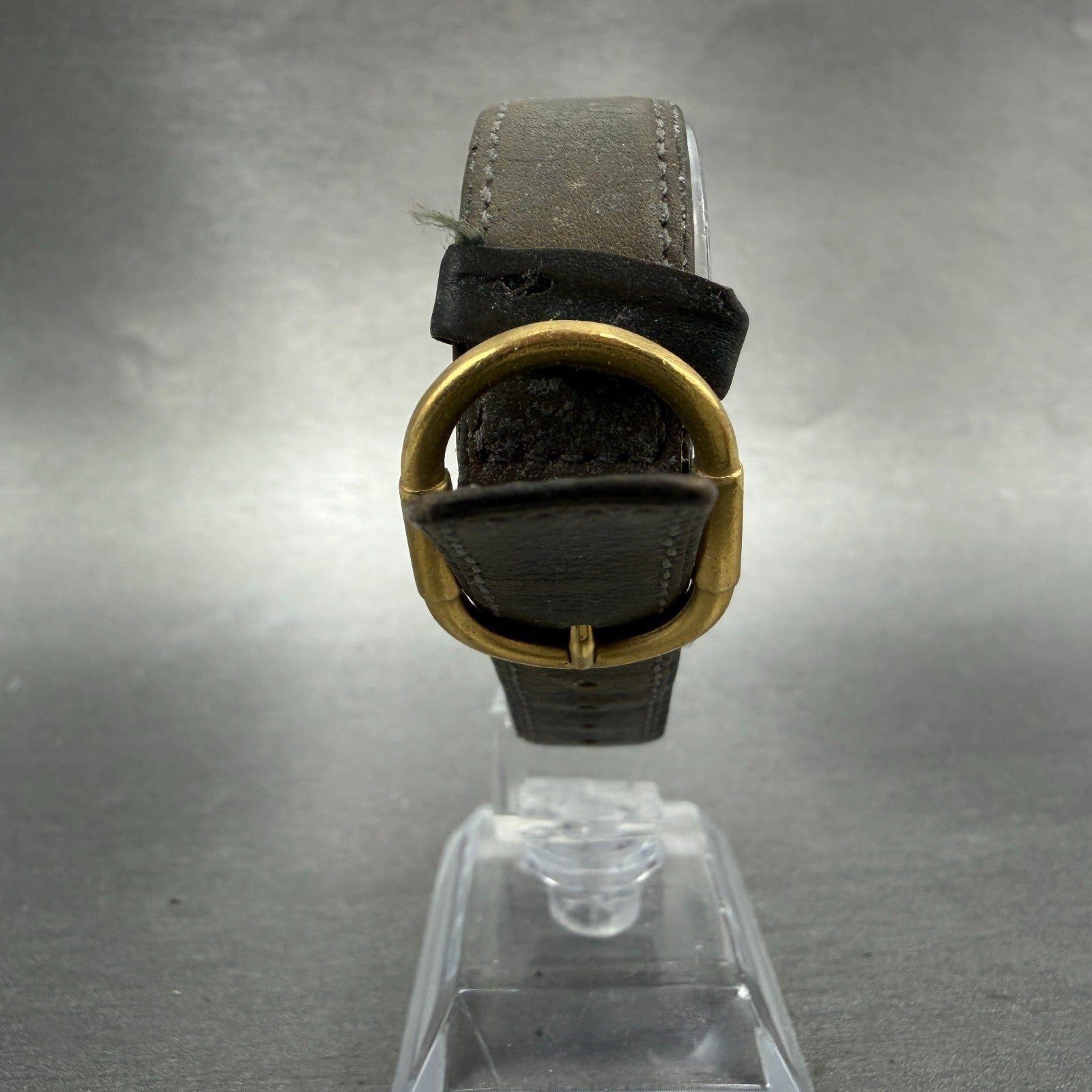 Seiko Watch Men 30mm Silver Dial Two Tone Round 6530-6129 New Battery Vintage7