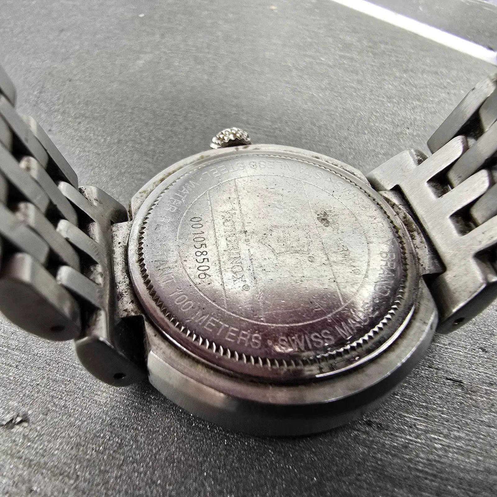 Victorinox Swiss Army Cavalry Watch Women 31mm White Dial Steel Date PARTS NED10