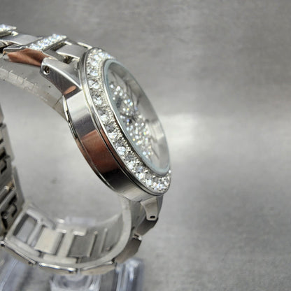 Fossil Watch Women 34mm Silver Dial Silver Tone Round ES3097 New Battery4