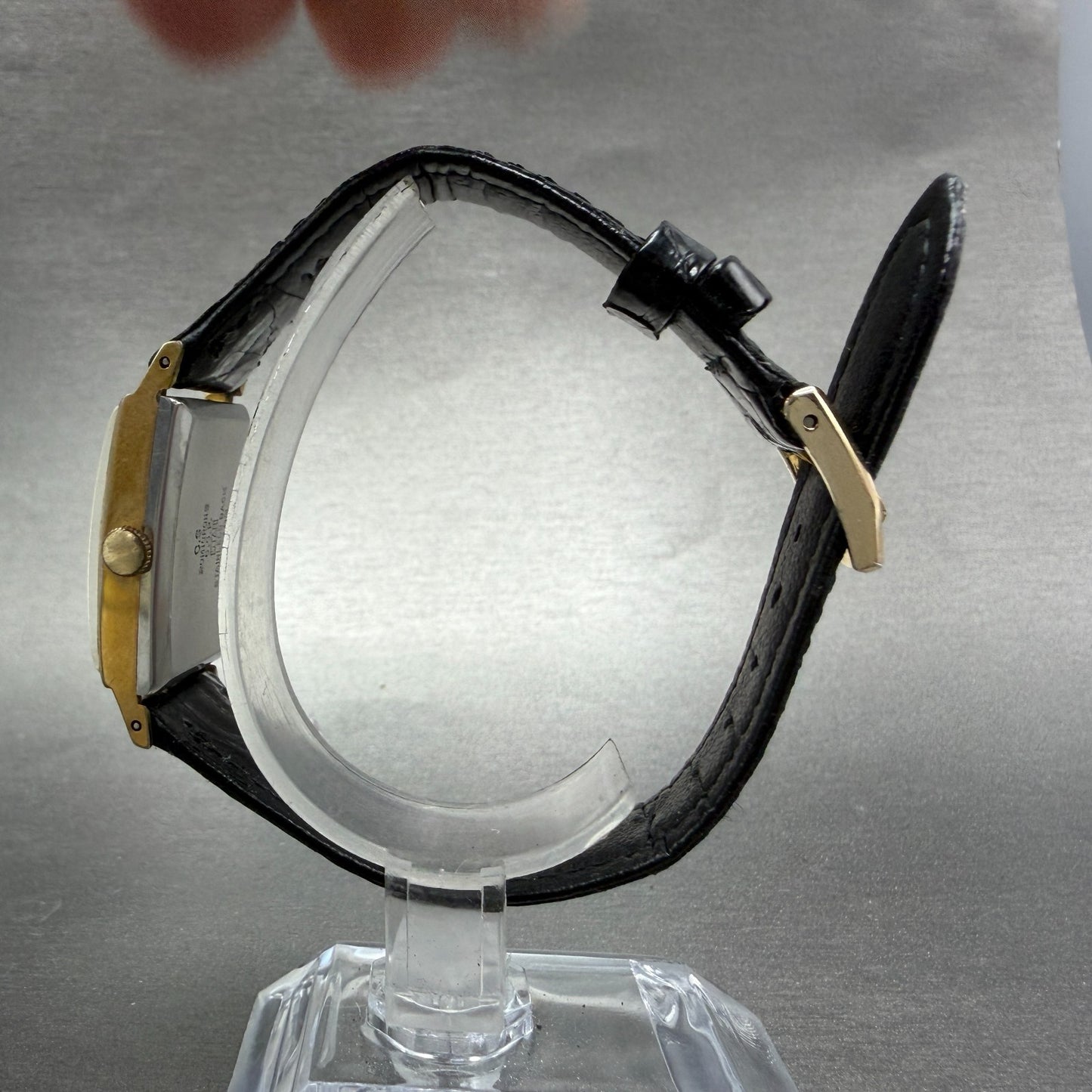 Citizen Daisy Tank Watch Women20mm Silver Dial Gold Tone Manual S6403 Runs6