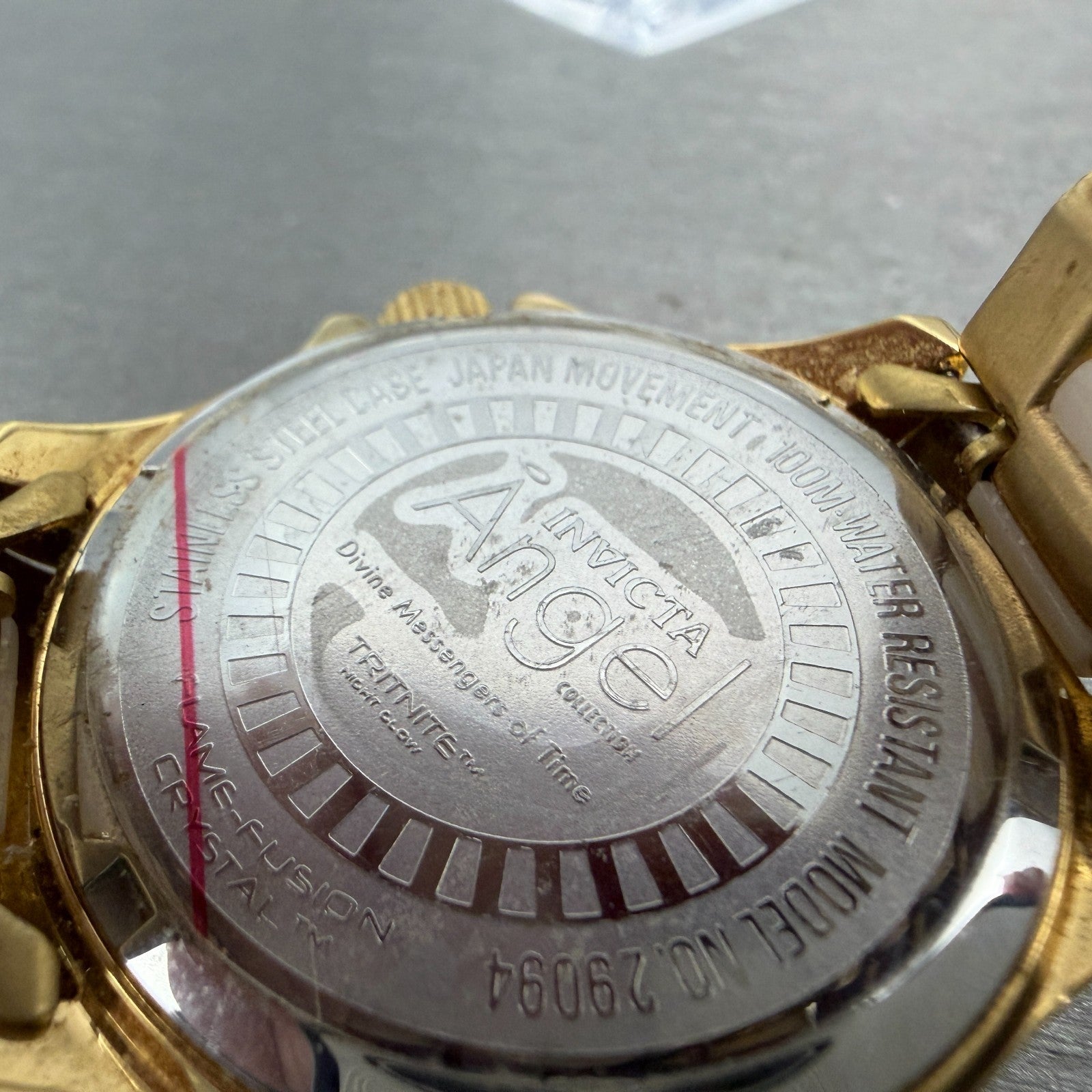 Invicta Angel Watch Women 38mm MOP Dial Gold Toe Daydate Round 29084 New Battery9