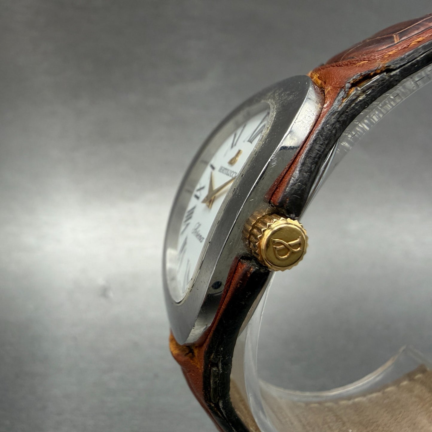 Bertolucci Serena Watch Women 27mm White Dial Steel Oval 313-6163 New Battery2