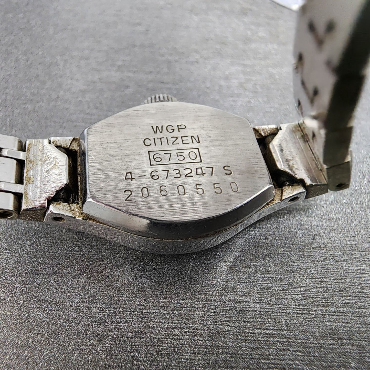 Citizen Special Watch Women 15mm Silver Dial Silver Tone Manual 4673247 Runs9