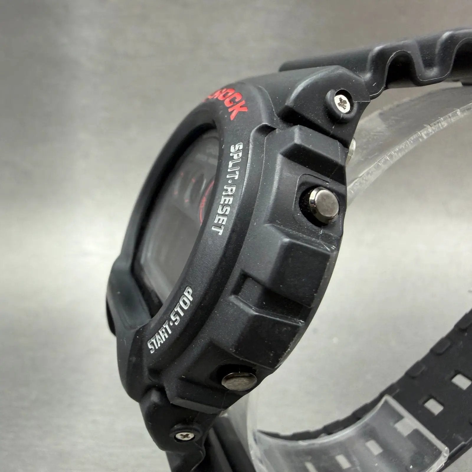 Casio G-Shock DW-6900MS Watch Men 51mm Black Red Alarm Chrono Digital New Batt2