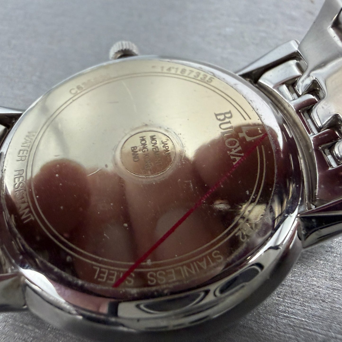 Bulova Watch Men 38mm MOP Dial Silver Tone Diamond Round 96E110 New Battery9