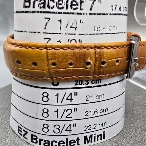 Timex Easy Reader Watch Men 35mm Silver Dial Silver Tone Daydate New Battery11