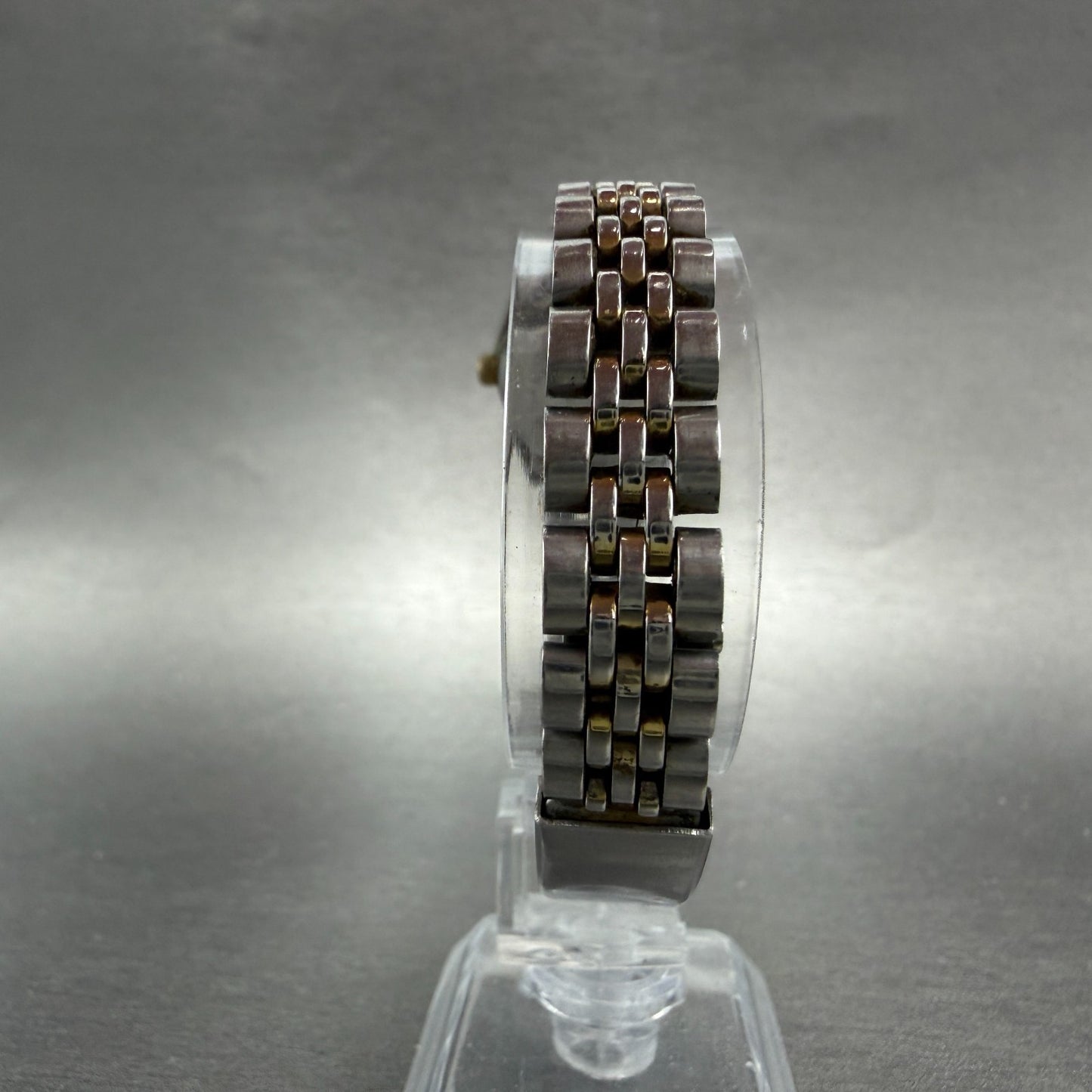 Waltham Prestige Watch Women 24mm Blue Dial Two Tone Daydate PC23 New Battery7