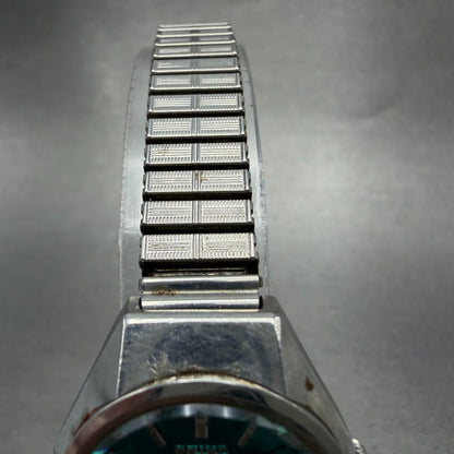 Seiko Automatic Watch Women 26mm Green Dial Silver Tone Daydate 2706-0250 Runs4