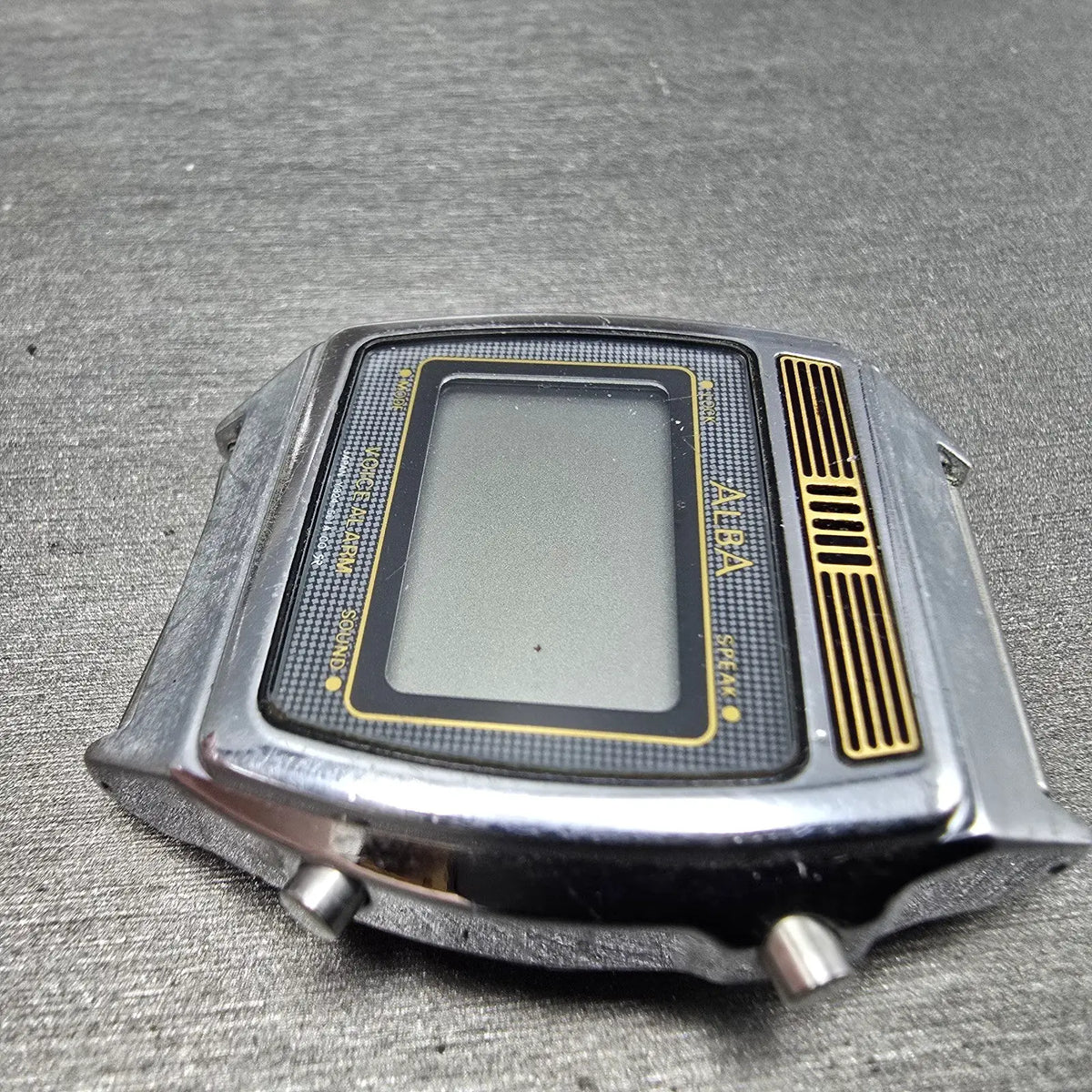 Seiko ALBA Digital Watch Men 35mm Digital Vocie Alarm Y824-5010 JDM PARTS6