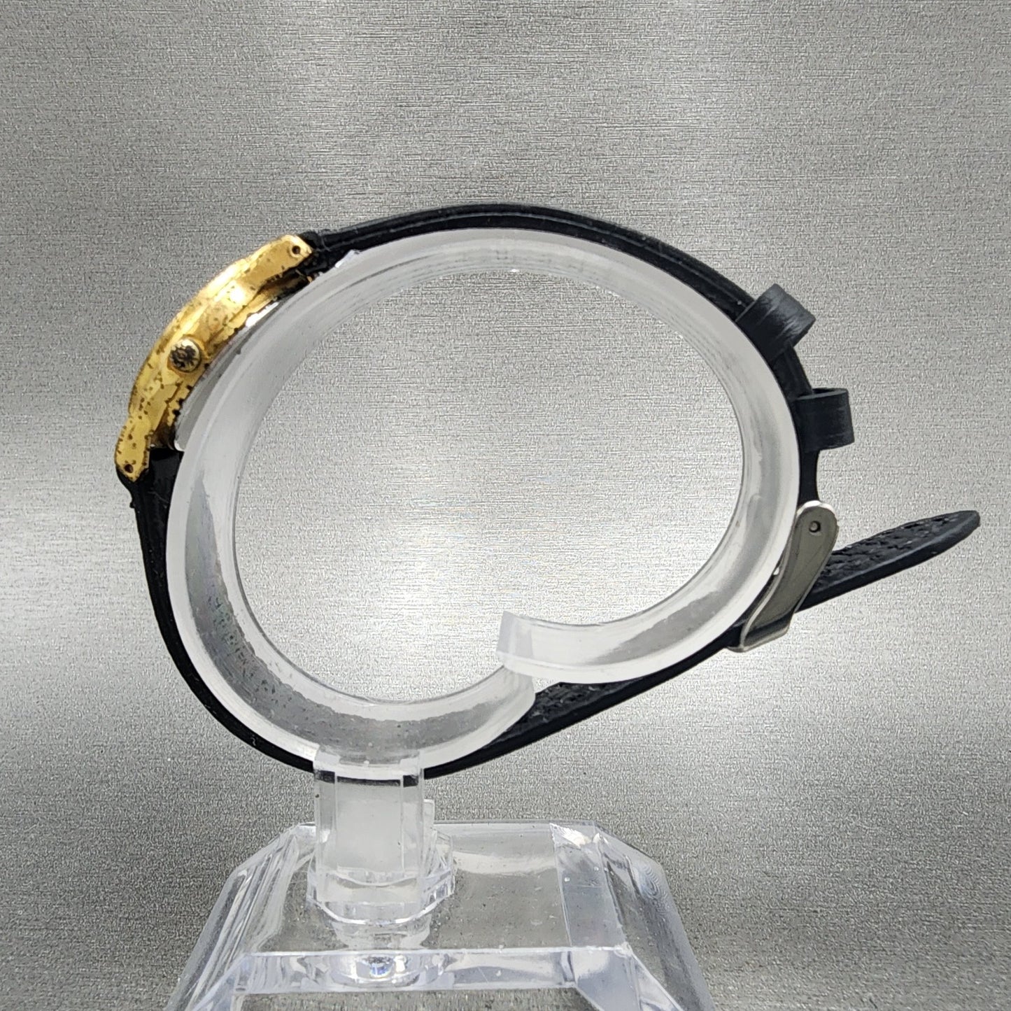 Seiko Watch Women 22mm Champagne Dial Gold Tone Round V701A110 New Battery6