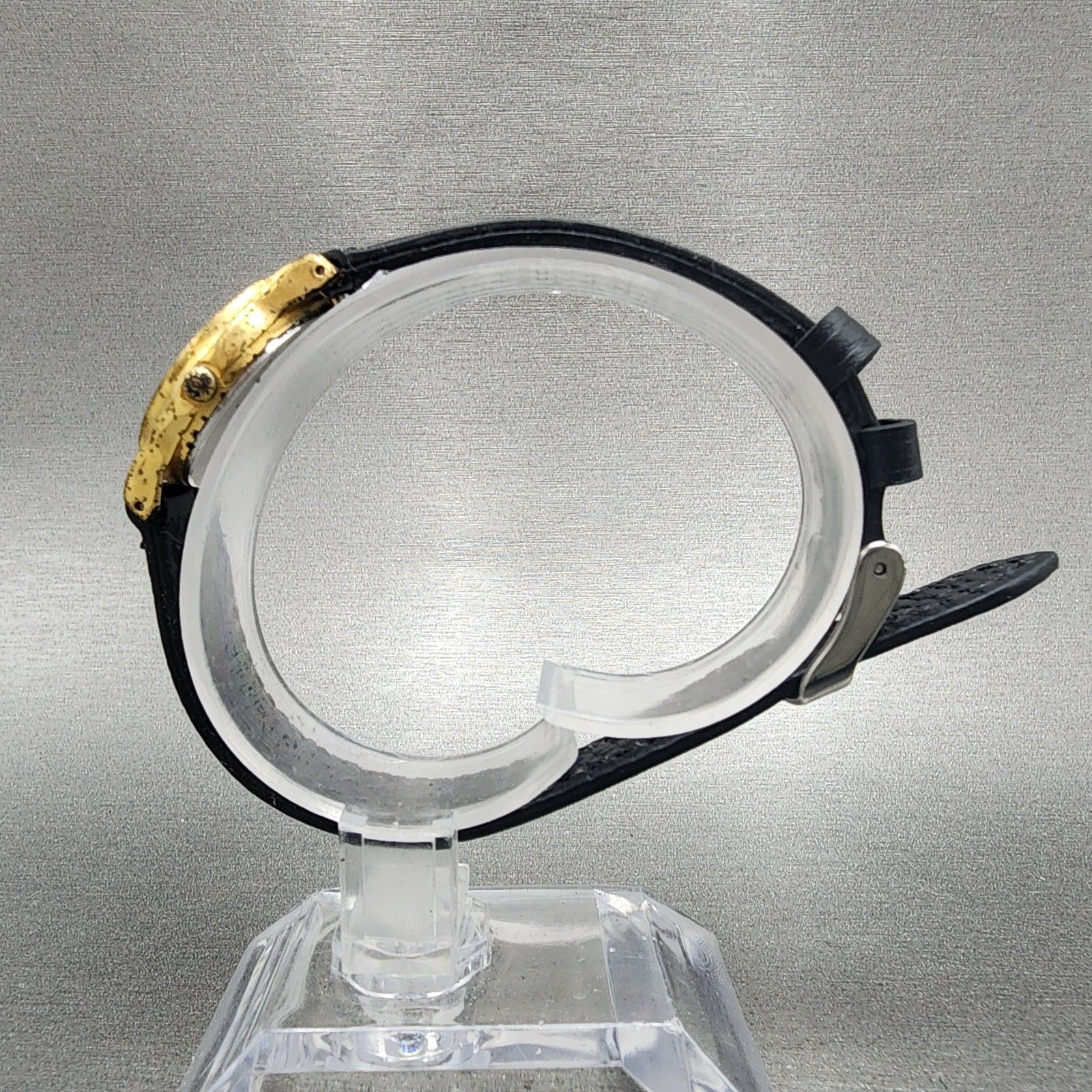 Seiko Watch Women 22mm Champagne Dial Gold Tone Round V701A110 New Battery6