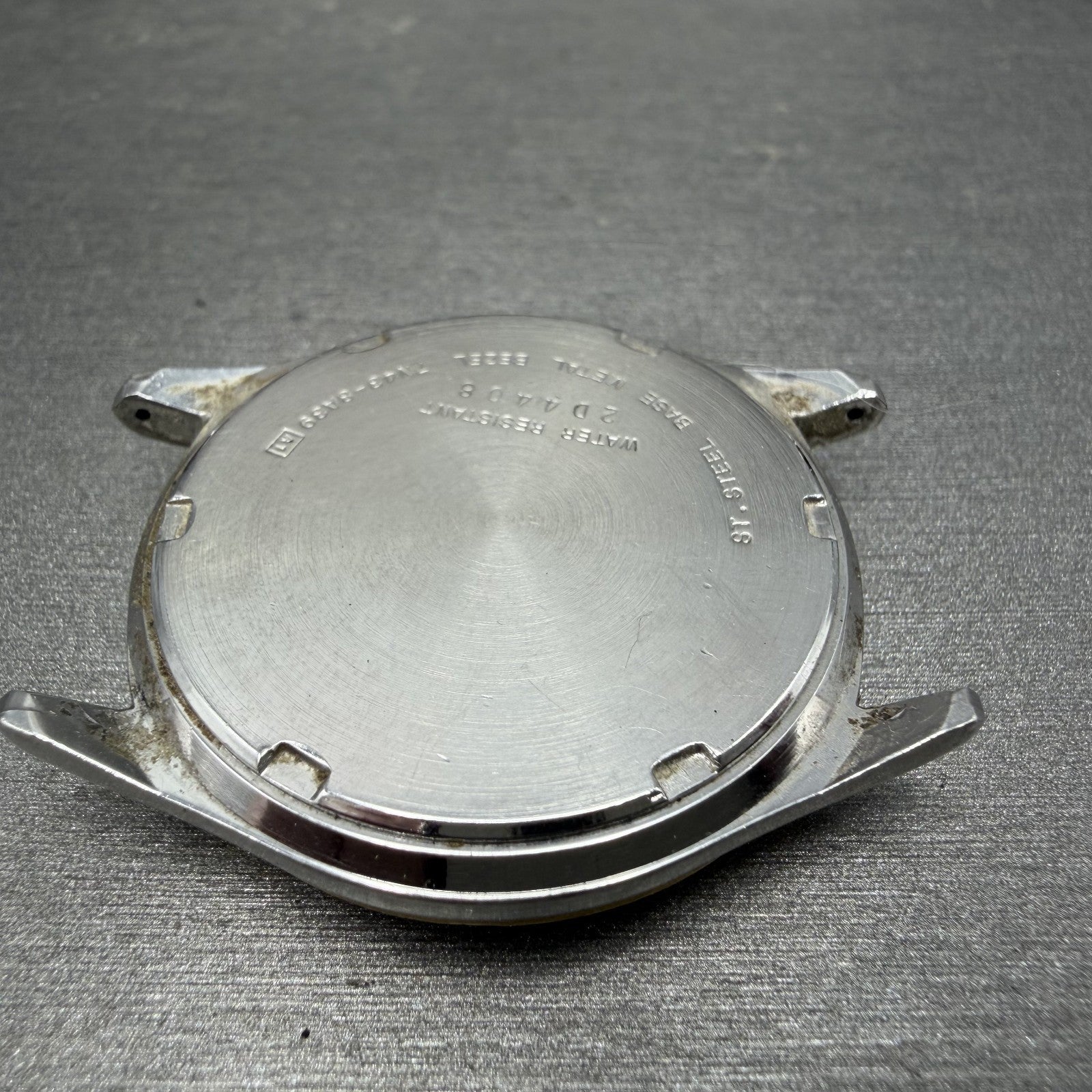 Seiko Watch Men 35mm Silver Dial Two Tone Round Daydate Vintage 7N43-8A39 PARTS9