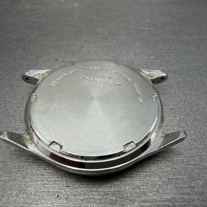 Seiko Watch Men 35mm Silver Dial Two Tone Round Daydate Vintage 7N43-8A39 PARTS9