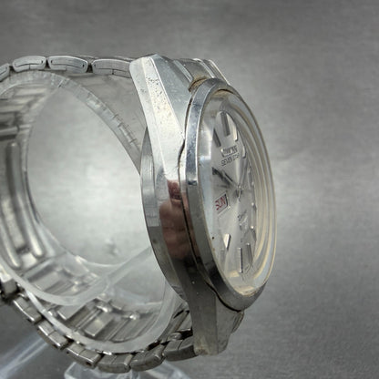 Citizen Seven Star Deluxe Watch Men 34mm Silver Dial Silver Tone Daydate Runs3