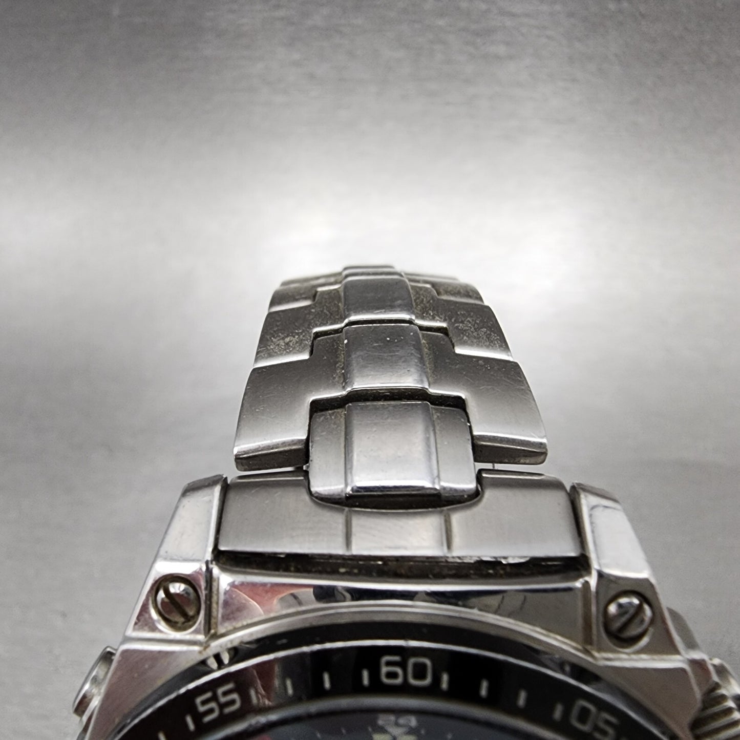 Casio Edifice MCWE300 Watch Men 48mm Black Dial Steel Solar Alarm Chrono Works5