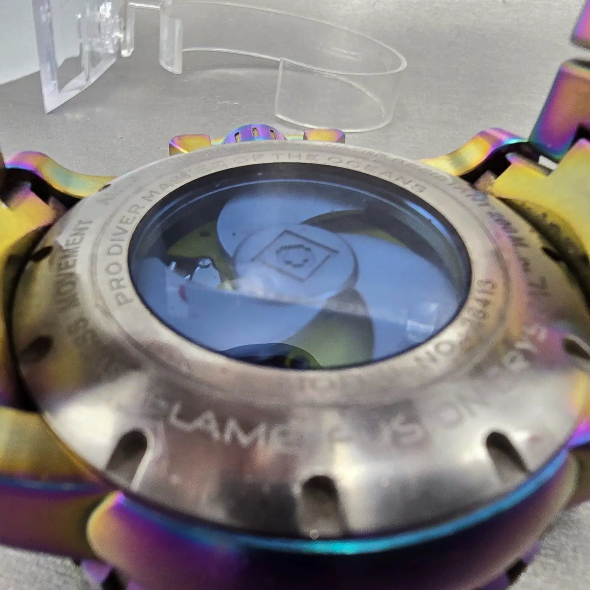 Invicta Sea Hunter Chronograph Watch Men 57mm Abalone Dial Rainbow 26413 PARTS10