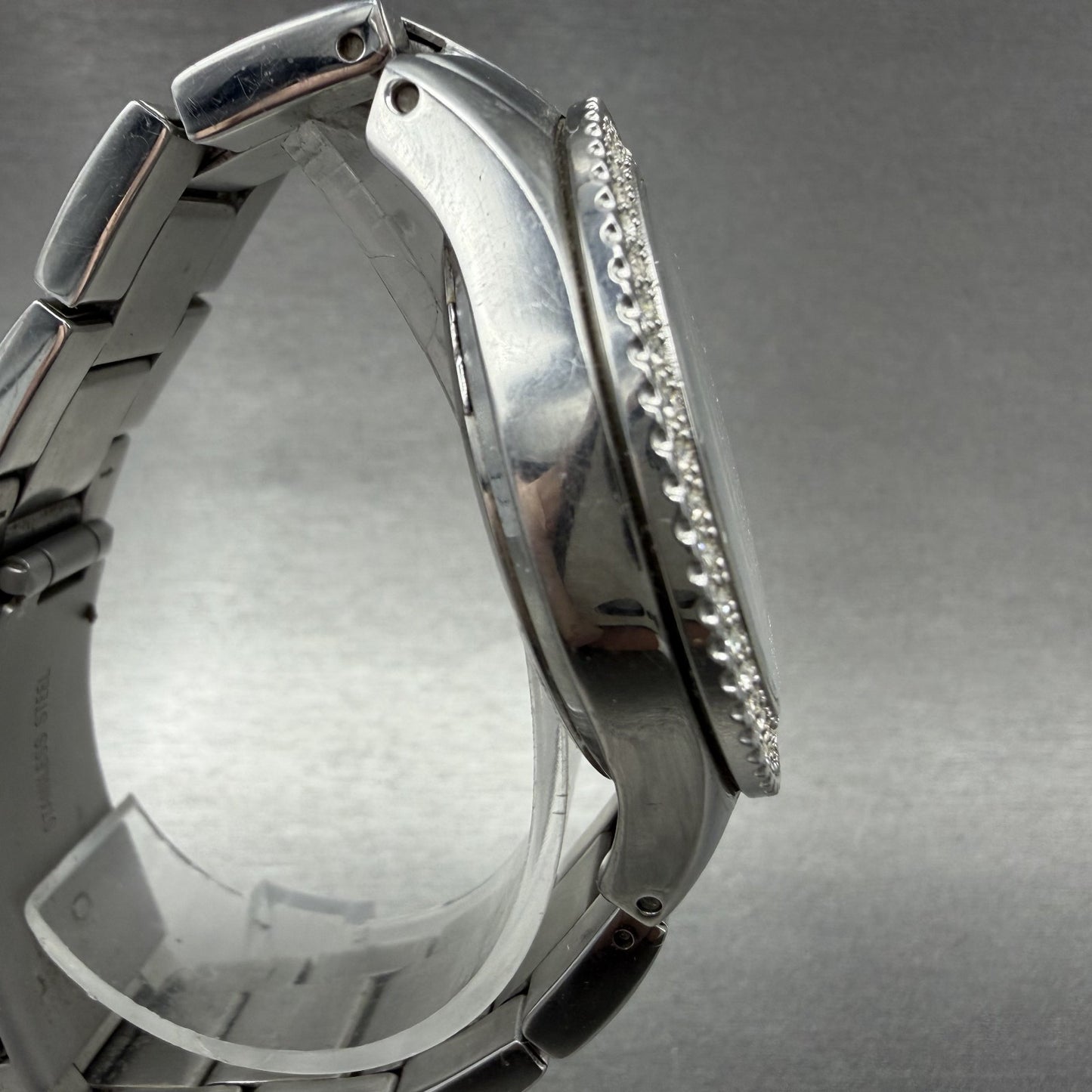 Fossil Stella Watch Women 38mm MOP Dial Steel Daydate ES2860 Round New battery3