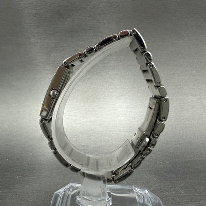Maurice Lacroix Miros Tank Watch Women 16mm MOP Dial Steel Diamonds New Battery6