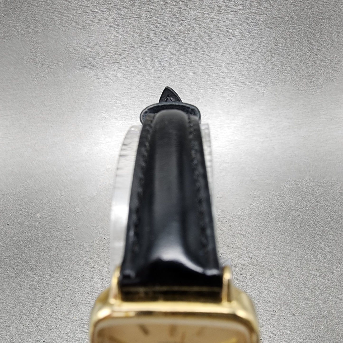 Citizen CQ Watch Women 22mm Champagne Dial Gold Tone Rectangle New Battery VTG4