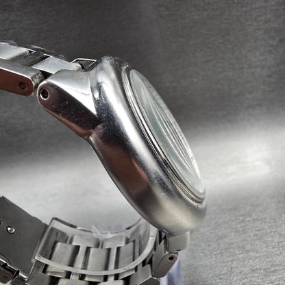 Michael Kors Camille Watch Women 44mm Silver Dial Chrono Date MK5719 New Batt3
