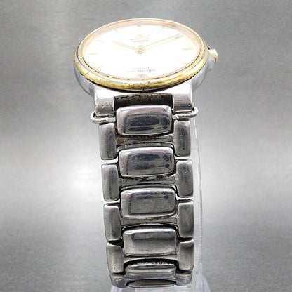 Citizen Avalon Watch Men 31mm White Dial Two Tone Date Round 4710470192 PARTS6