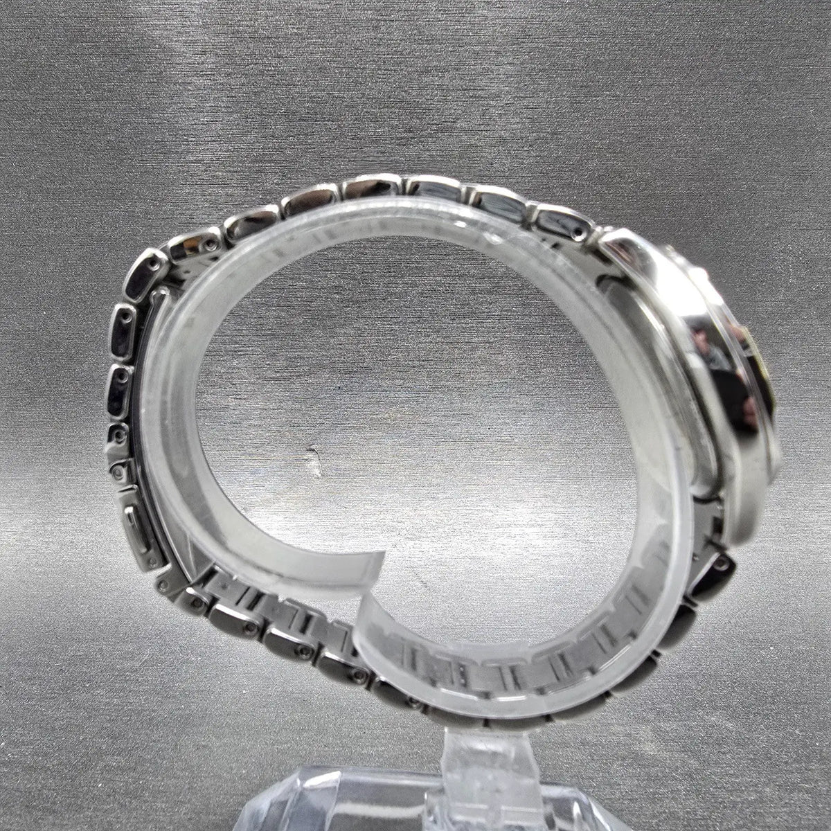 Citizen Eco-Drive Watch Women 30mm White Dial Two Tone Diamonds EM0454-52A Works8