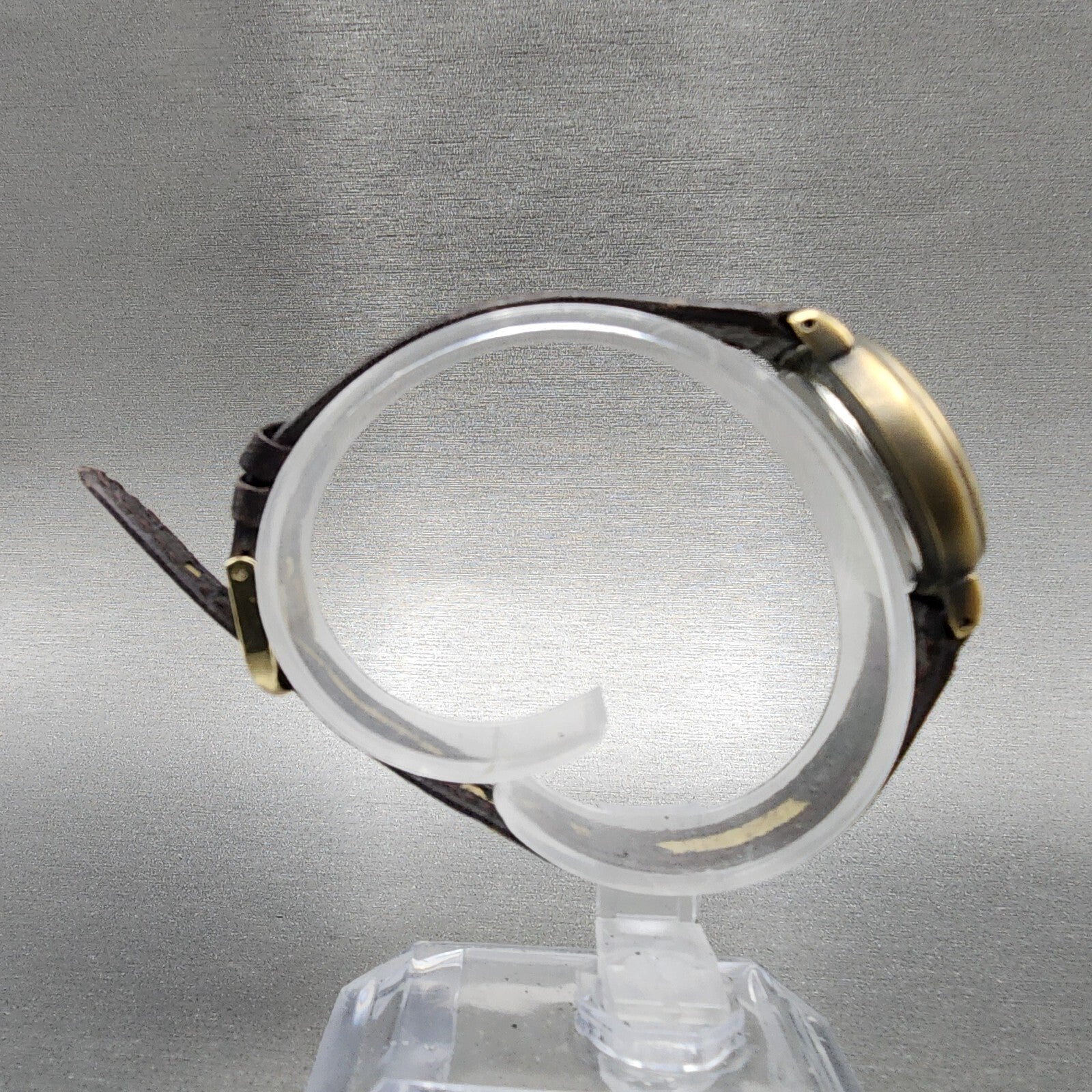 Seiko Alba Moon Phase Watch Women 20mm Champagne Dial Brass Tone Round New Batt8