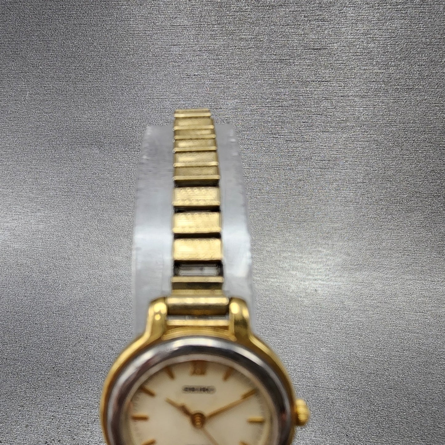Seiko Avenue Watch Women 23mm White Dial Two Tone 1F210H50 New Battery VTG4