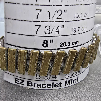 Seiko QZ Watch Men 36mm Silver Dial Gold Date Round 0922-8000 PARTS VTG11