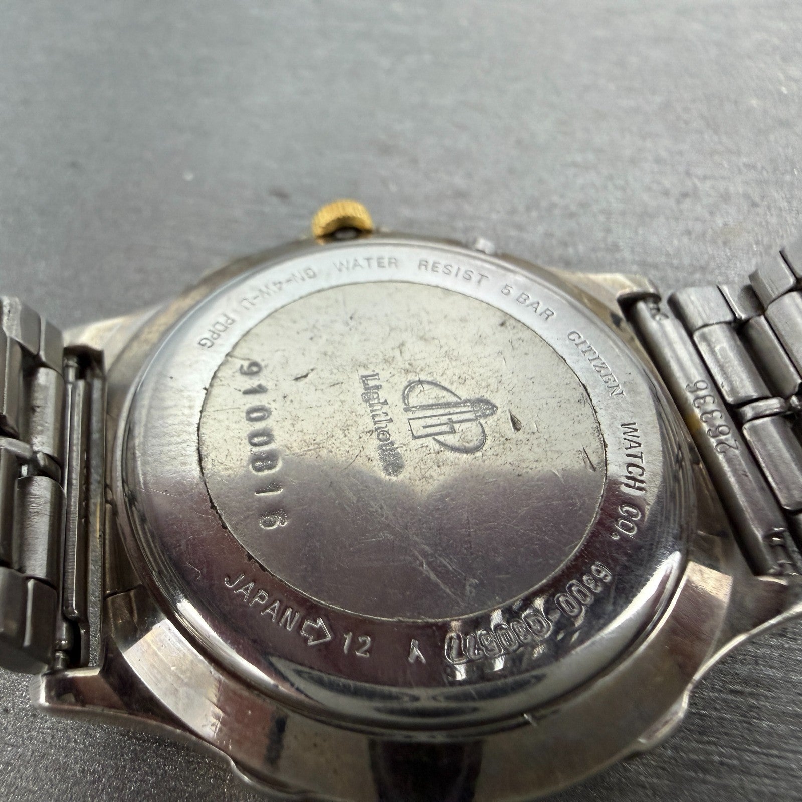 Citizen Lighthouse Triple Calendar Moon Phase Watch Men 35mm Champagne Two Tone9