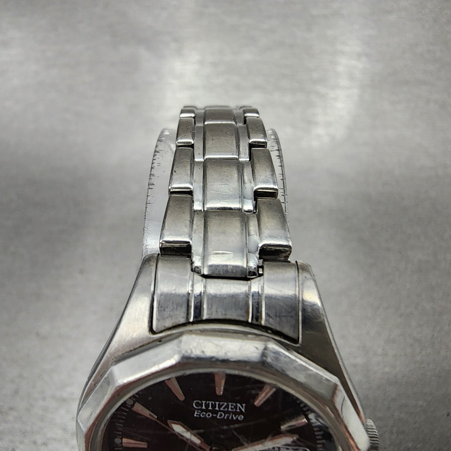 Citizen EcoDrive Watch Women 27mm Black Dial Stainless Steel Dadyate Runs4