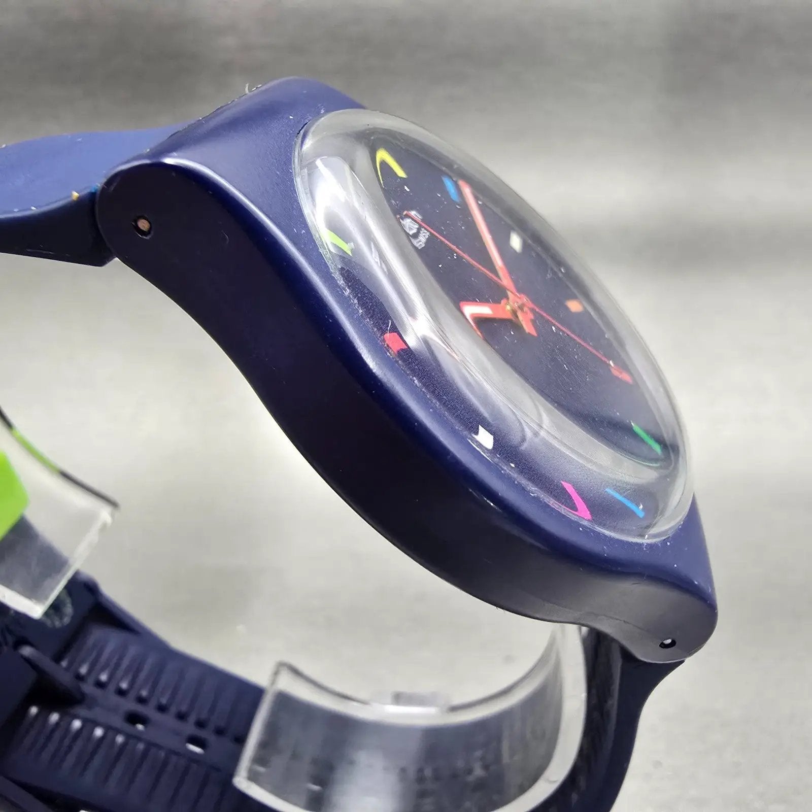 Swatch SPICE IT UP Watch Men 41mm Blue Dial Blue Tone Round SUOZ261 New Battery3