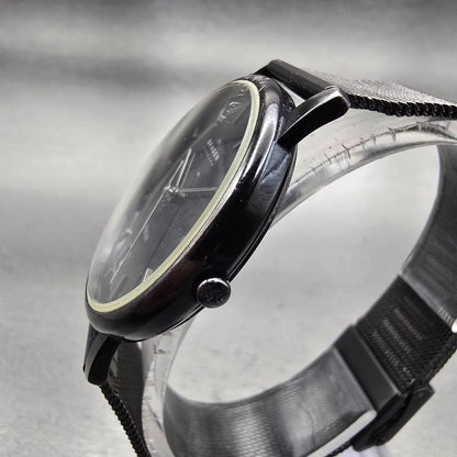 Skagen Watch Men 34mm Black Dial Black Tone Titanium Date 170LTMB New Battery2