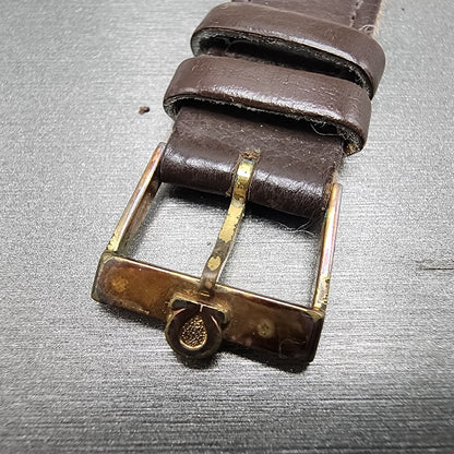 Omega Deville Watch Men 31mm Champagne Dial Gold Tone 1910073 New Battery12