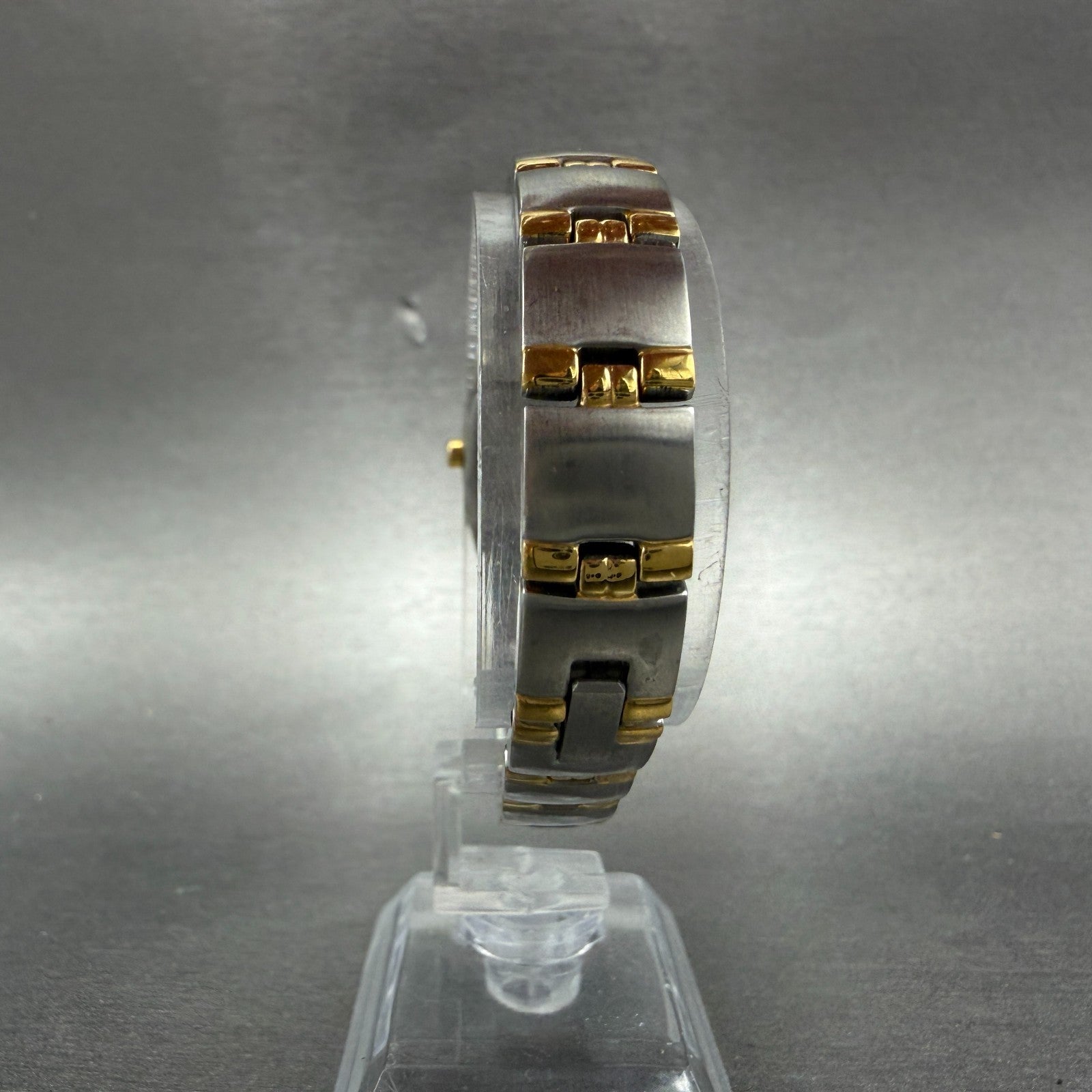 Pulsar Watch Women 18mm MOP Dial Two Tone Rectangle VC10-X016 New Battery7